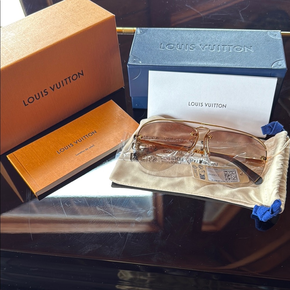 Louis Vuitton Gold Sunglasses